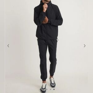 NWT Marine Layer Sport Windbreaker in Faded Black